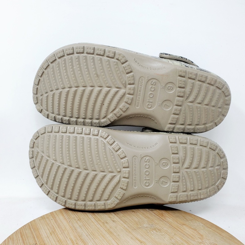 Crocs Classic Realtree Sandals Womens 9 Camo Clog Slip On Water Shoes Boys Kids - Picture 11 of 12